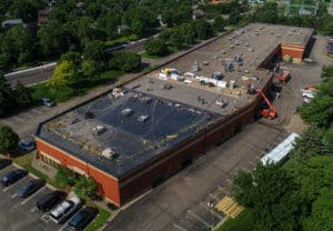 Aerial roof inspection