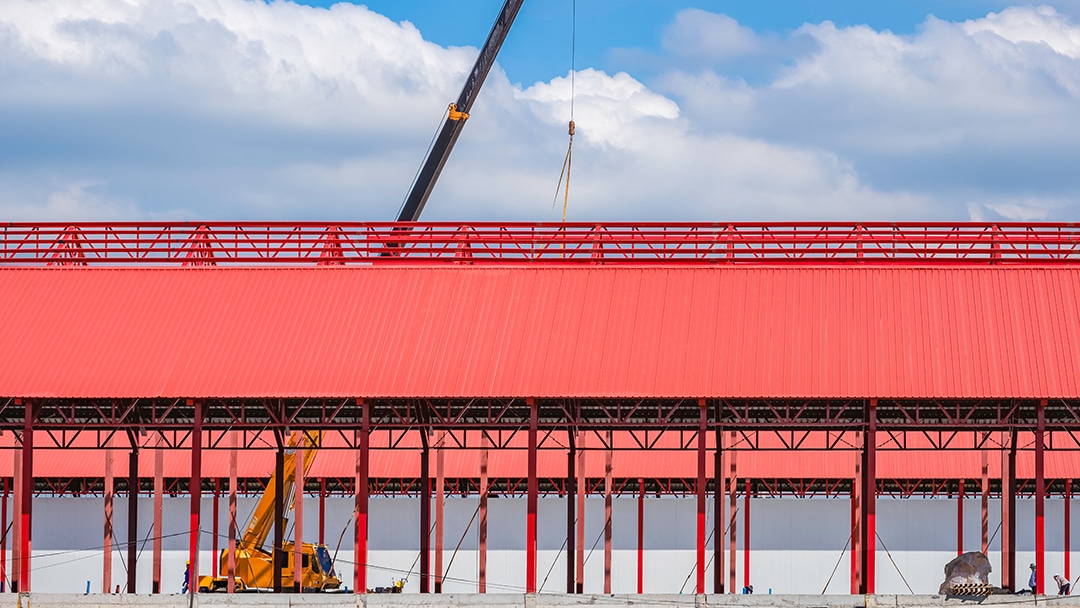 row-of-factory-building-structure-with-crane-truck