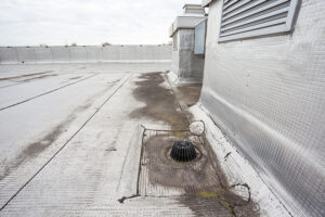 Tackling Commercial Roof Leak from Drain Deficiencies on Roofs